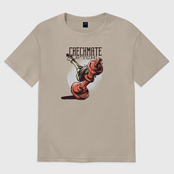 Женская футболка оверсайз Checkmate