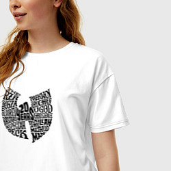 Футболка оверсайз женская WU TANG CLAN, цвет: белый — фото 2