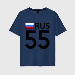 Женская футболка оверсайз RUS 55