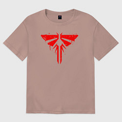 Футболка оверсайз женская THE LAST OF US, цвет: пыльно-розовый