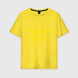 Футболка оверсайз женская TOP: BANDITO, цвет: желтый