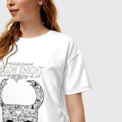Футболка оверсайз женская Hollow Knight, цвет: белый — фото 2