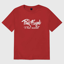 Футболка оверсайз женская Pink Floyd, цвет: красный