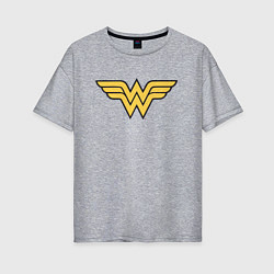 Женская футболка оверсайз Wonder Woman