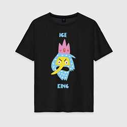 Женская футболка оверсайз Время приключений The Ice King