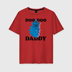 Футболка оверсайз женская DOO DOO DADDY, цвет: красный