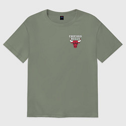 Женская футболка оверсайз CHICAGO BULLS