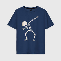 Женская футболка оверсайз DAB Skeleton