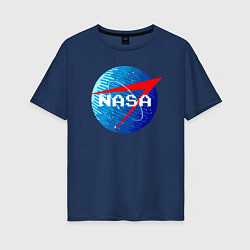 Женская футболка оверсайз NASA Pixel