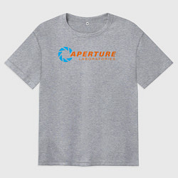 Футболка оверсайз женская Aperture Laboratorie, цвет: меланж