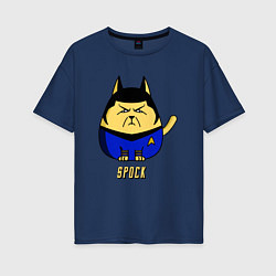Женская футболка оверсайз Spock