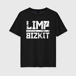 Футболка оверсайз женская LIMP BIZKIT, цвет: черный