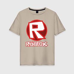 Футболка оверсайз женская ROBLOX, цвет: миндальный