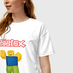 Футболка оверсайз женская ROBLOX, цвет: белый — фото 2