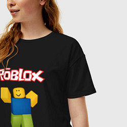 Футболка оверсайз женская ROBLOX, цвет: черный — фото 2