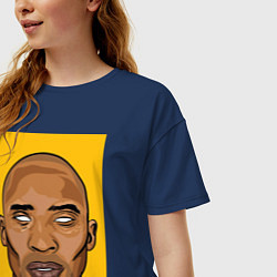 Футболка оверсайз женская Kobe 24, цвет: тёмно-синий — фото 2