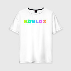 Футболка оверсайз женская ROBLOX, цвет: белый