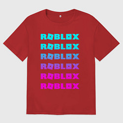 Футболка оверсайз женская ROBLOX, цвет: красный