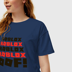 Футболка оверсайз женская ROBLOX, цвет: тёмно-синий — фото 2