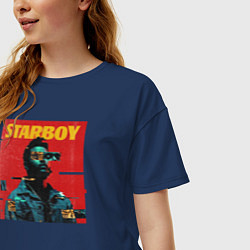 Футболка оверсайз женская STARBOY, цвет: тёмно-синий — фото 2