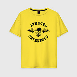 Женская футболка оверсайз Avenged Sevenfold