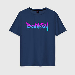 Женская футболка оверсайз BANKSY