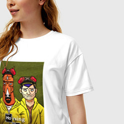 Футболка оверсайз женская BoJack Horseman, цвет: белый — фото 2