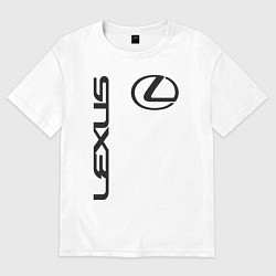 Футболка оверсайз женская LEXUS, цвет: белый