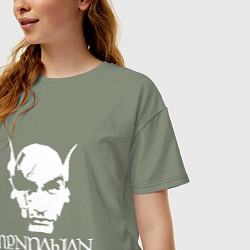 Футболка оверсайз женская TES - Приплыли, цвет: авокадо — фото 2