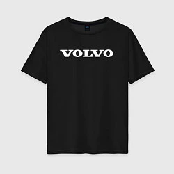 Футболка оверсайз женская VOLVO, цвет: черный