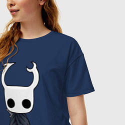 Футболка оверсайз женская Рыцарь Hollow Knight, цвет: тёмно-синий — фото 2
