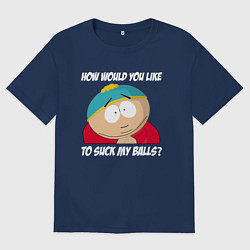 Футболка оверсайз женская ЮЖНЫЙ ПАРК, цвет: тёмно-синий