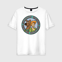 Женская футболка оверсайз Scooby-Doo