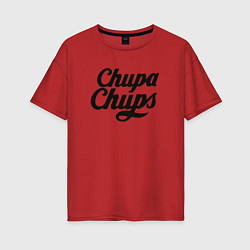 Женская футболка оверсайз Chupa-Chups Logo