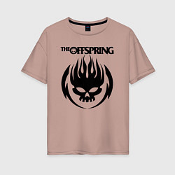 Футболка оверсайз женская THE OFFSPRING, цвет: пыльно-розовый