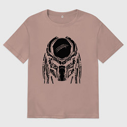 Футболка оверсайз женская PREDATOR, цвет: пыльно-розовый