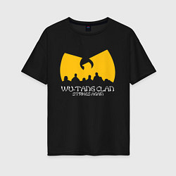 Футболка оверсайз женская Wu-Tang Clan, цвет: черный