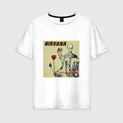 Футболка оверсайз женская NIRVANA, цвет: белый