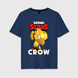 Женская футболка оверсайз BRAWL STARS CROW PHOENIX