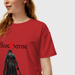 Футболка оверсайз женская Bloodborne, цвет: красный — фото 2