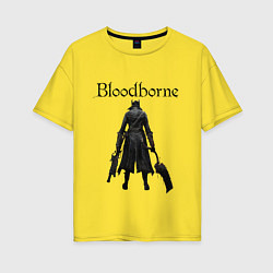 Футболка оверсайз женская Bloodborne, цвет: желтый
