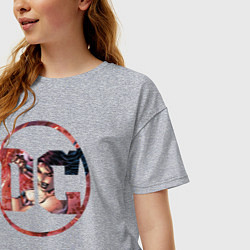 Футболка оверсайз женская Wonder Woman, цвет: меланж — фото 2