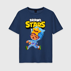 Женская футболка оверсайз BRAWL STARS SANDY