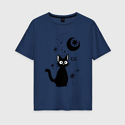 Женская футболка оверсайз Jiji Cat