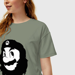 Футболка оверсайз женская Che Mario, цвет: авокадо — фото 2