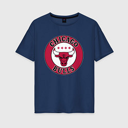 Женская футболка оверсайз CHICAGO BULLS