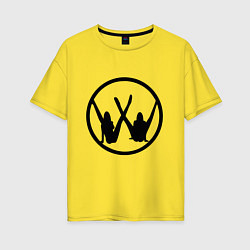 Футболка оверсайз женская Volkswagen Z, цвет: желтый