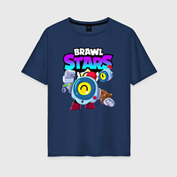 Женская футболка оверсайз BRAWL STARS NANI