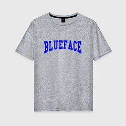 Женская футболка оверсайз BLUEFACE