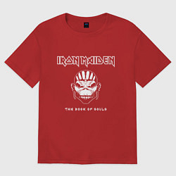 Футболка оверсайз женская IRON MAIDEN Z, цвет: красный